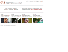 Tablet Screenshot of dts-nachrichtenagentur.de